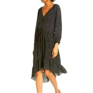 🌟NWOT Joie Asymmetrical Alithea Heart Dress Large.  100% silk.